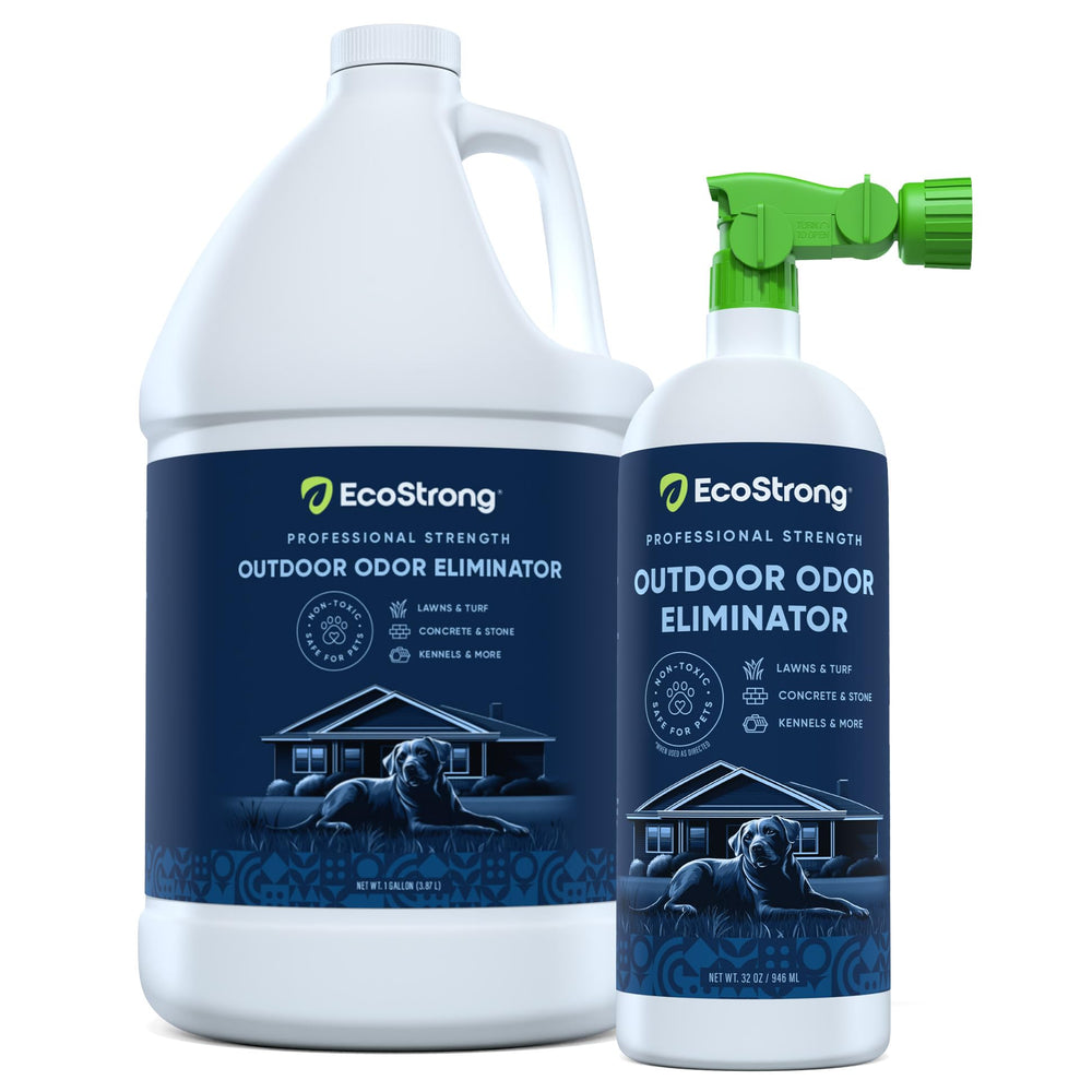 Eco Strong: botella con rociador para eliminar olores exteriores en patios
