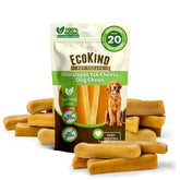 EcoKind Himalayan Chews sabor natural para perros activos.
