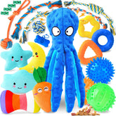 Conjunto de juguetes Eefitoys para cachorros, 23 piezas para juego y dentición.
