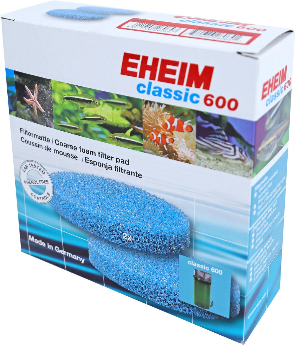 Almohadilla filtrante gruesa azul de EHEIM para Filtro Classic 2217, mejora retención de desechos