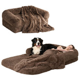 Cama humano-perro EHEYCIGA 72x44x11, descanso amplio y cómodo para dormir junto a tu mascota.