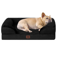 La cama ortopédica EHEYCIGA para perros medianos ofrece soporte cómodo durante el descanso.