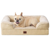 Cama ortopédica EHEYCIGA para perros pequeños con espuma memory para mayor confort.