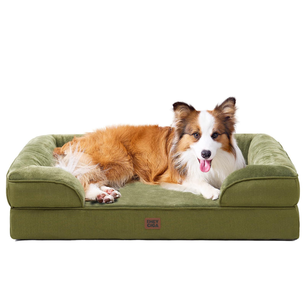 Cama EHEYCIGA para perros grandes con espuma memoria para soporte suave