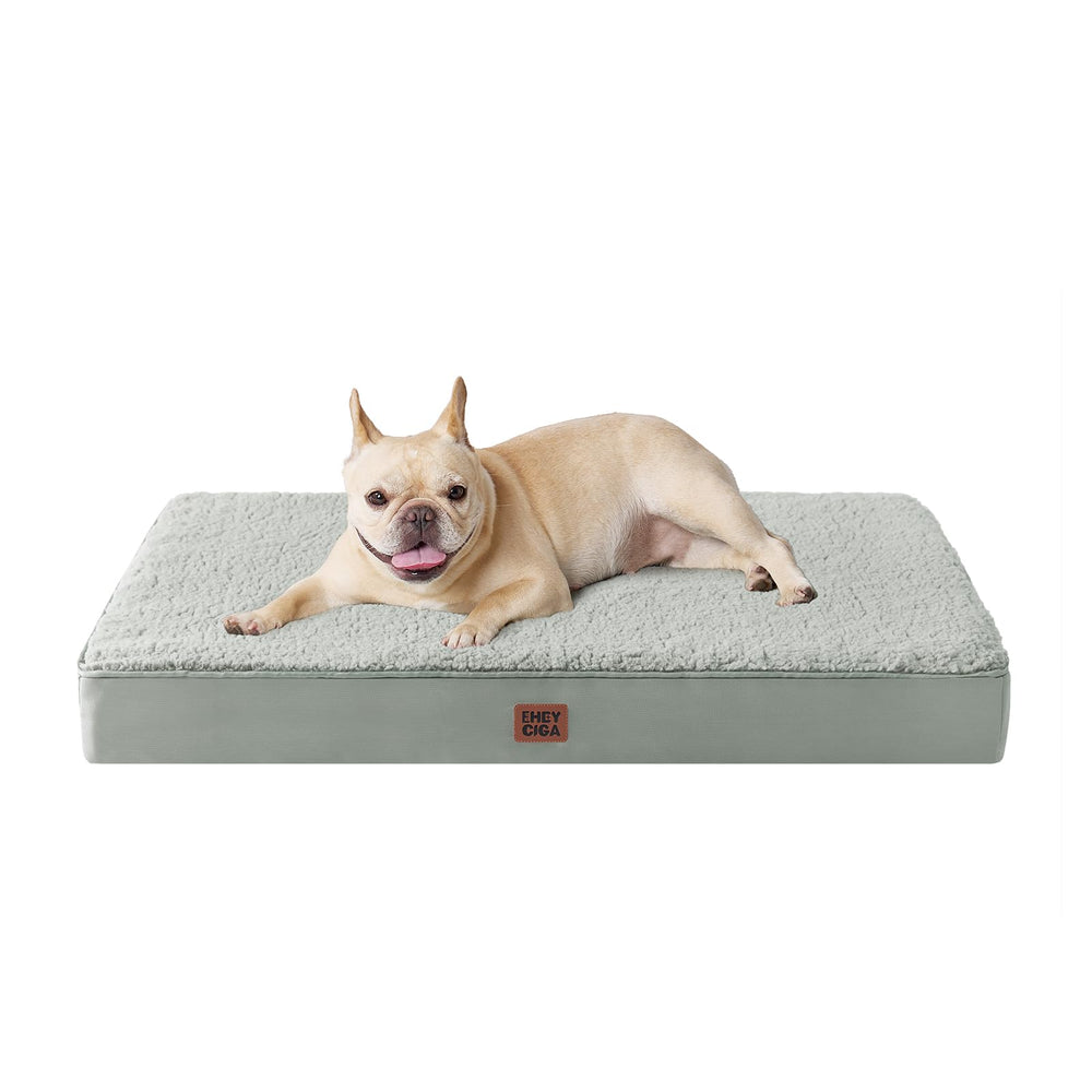 Cama ortopédica EHEYCIGA 30x20 con funda lavable para limpieza fácil.