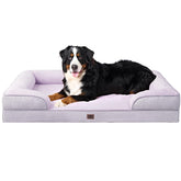 Cama ortopédica EHEYCIGA XXL, espuma de memoria para perros grandes.
