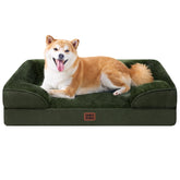 Cama ortopédica EHEYCIGA para perro grande con funda impermeable y cojín de espuma