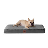 Cama ortopédica EHEYCIGA gris 30x20 para jaulas y suelos.