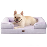 Cama ortopédica EHEYCIGA con memoria ofrece soporte cómodo para perros medianos.