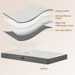 Superficie sherpa suave: confort EHEYCIGA para siestas.