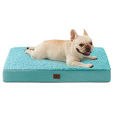 Cama ortopédica EHEYCIGA turquesa 30x20 para perros pequeños, confort y descanso