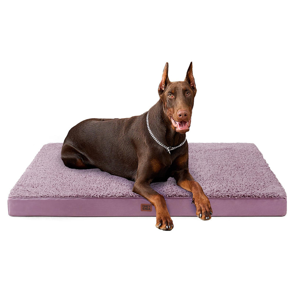 Cama ortopédica EHEYCIGA XXL con funda lavable para perros grandes.