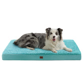 Cama ortopédica EHEYCIGA XL turquesa, soporte para perros grandes.