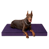 Cama ortopédica EHEYCIGA XXL con soporte cómodo para perros grandes.
