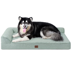 Cama EHEYCIGA XXL con espuma de memoria tipo panal para mayor soporte.