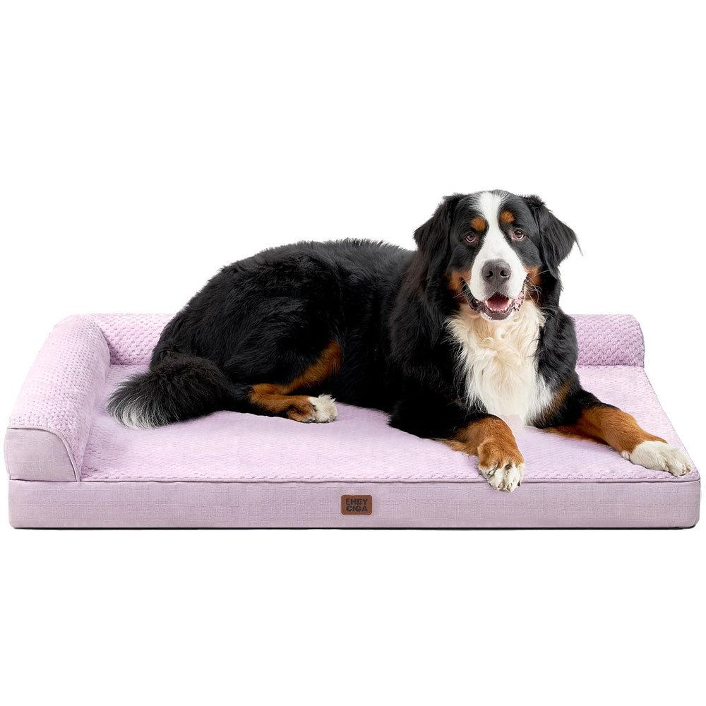 Cama EHEYCIGA XXL para perros, espuma de memoria tipo huevo para mayor comodidad.