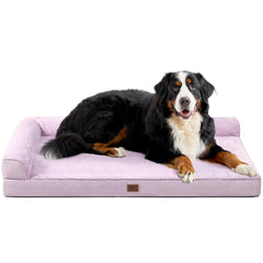 Cama EHEYCIGA XXL para perros, espuma de memoria tipo huevo para mayor comodidad.