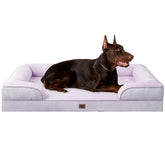 Cama ortopédica EHEYCIGA XL con espuma de memoria para perros grandes.