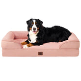 Cama ortopédica EHEYCIGA para perros XL con espuma memoria y soporte suave.