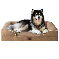 Cama ortopédica EHEYCIGA para perros XL con espuma de memoria.