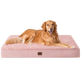 Cama ortopédica XL EHEYCIGA rosa 44x32 para descanso cómodo