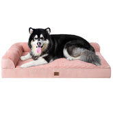 Cama EHEYCIGA XXL para perro con espuma de memoria, ofrece confort.