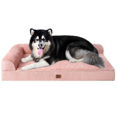 Cama EHEYCIGA XXL para perro con espuma de memoria, ofrece confort.