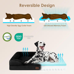 Cama EHEYCIGA con funda impermeable para mantenerla seca.