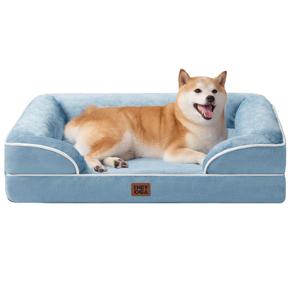 EHEYCIGA cama ortopédica para perros grandes con espuma memoria y soporte suave