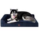 Cama EHEYCIGA XXL con espuma de memoria para perros grandes, confort inmediato