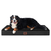 Cama ortopédica EHEYCIGA para perros XXL con funda lavable para limpieza fácil.