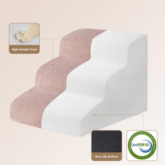 Detalle antideslizante de las escaleras EHEYCIGA para mayor seguridad al subir.