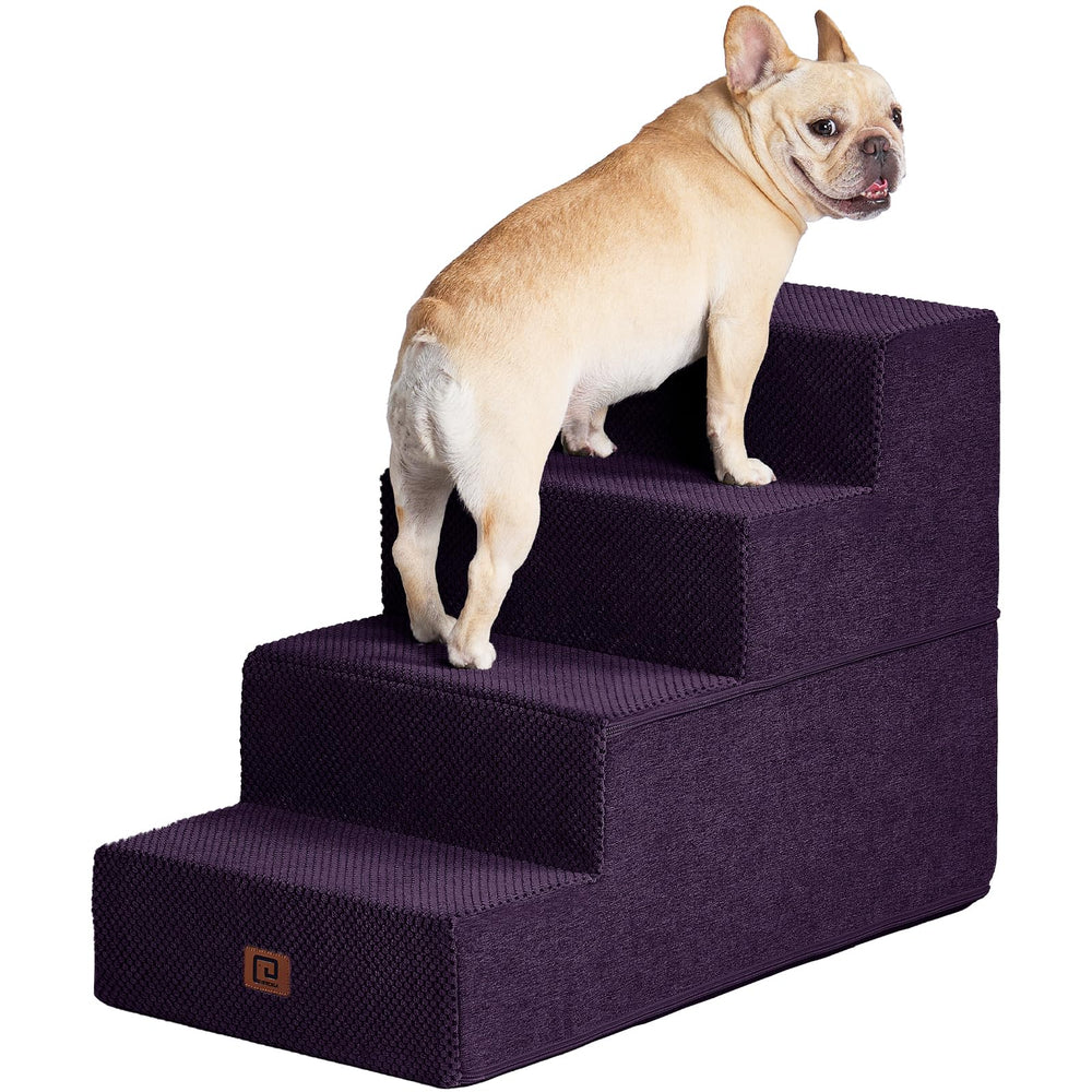 Escalera para cama de 20 pulgadas EHEYCIGA; subida suave para mascotas