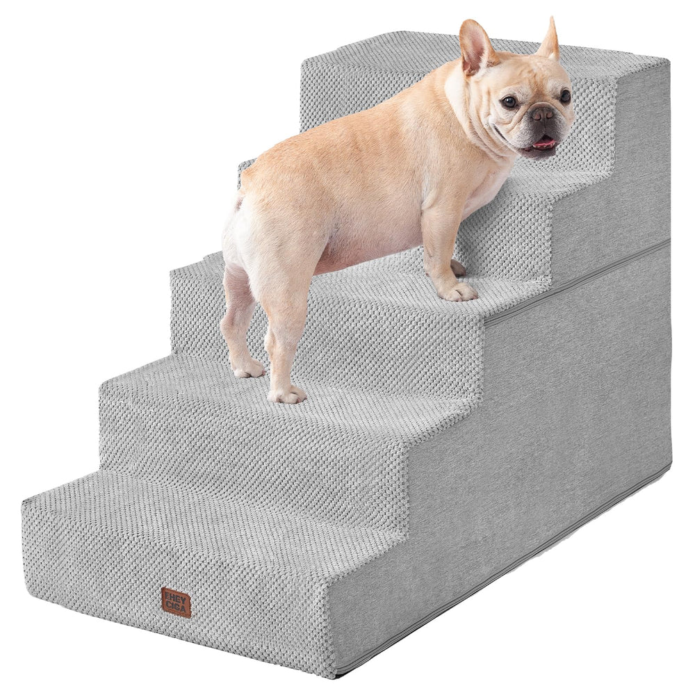 EHEYCIGA escaleras para perro junto a la cama alta para subir y bajar con facilidad