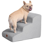 EHEYCIGA escalera curva para perros, 3 pasos, perfecta para subir al sofá
