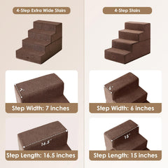 EHEYCIGA escalones para perro antideslizantes, mayor estabilidad en interiores.