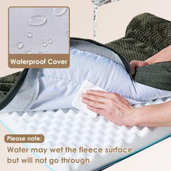 Espuma de memoria de doble capa en EHEYCIGA para confort sostenido.