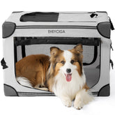 EHEYCIGA jaula colapsable de 30 pulgadas para perros, ideal para viajes.