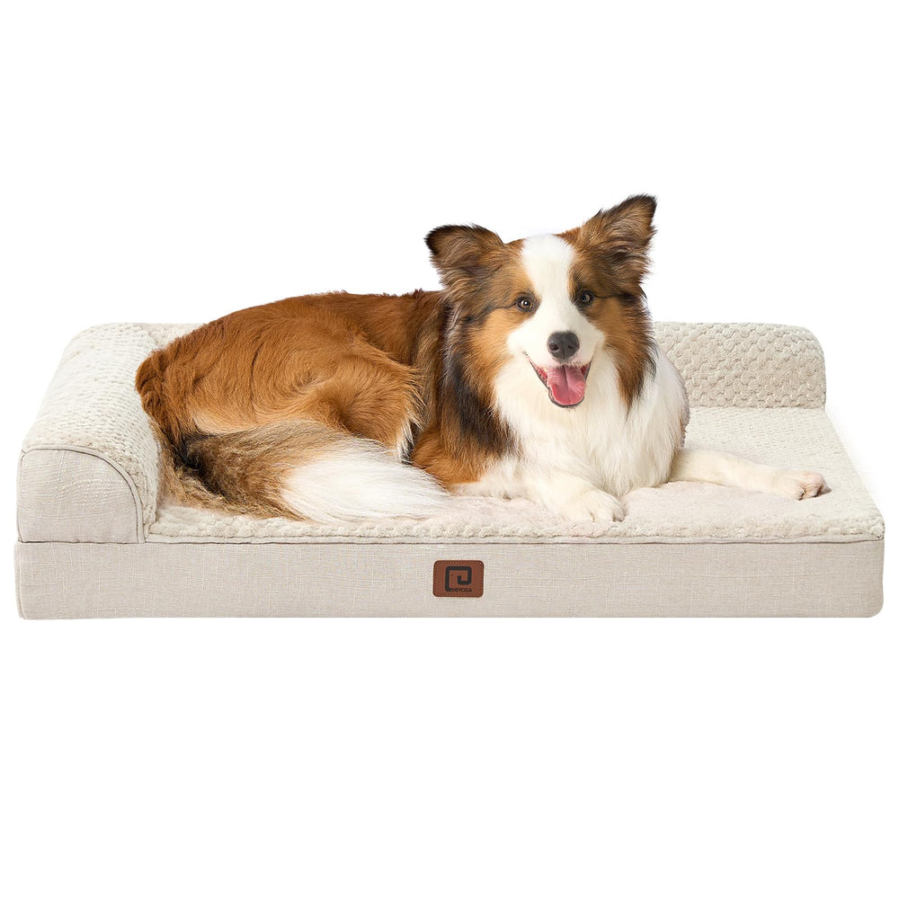 Cama EHEYCIGA XL con espuma de memoria en panal, apoyo cómodo para dormir.