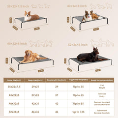 EHEYCIGA XXL estructura-metalica-fuerte: equilibrio seguro para perros pesados