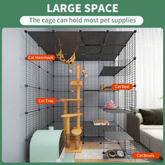 Eiiel jaula-multi-especies-animales: apta para gatos y otros pequeños animales.