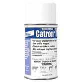 Catron IV aplicado en herida de ganado con colorante azul para identificar áreas tratadas.