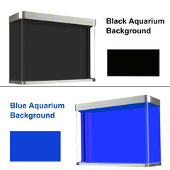 ELEBOX fondo acuario arrecife azul oscuro, aporta color y realismo al acuario