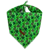 Bandana Elegant Little Tail para perro San Patricio, ideal para fotos.