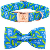 Elegant little tail collar con lazo Dill Pickles para talla mediana, suave y resistente
