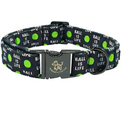 Collar Elegant Little Tail con estampado de bola, perfecto para fiestas y paseos con estilo.