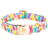 Elegant Little Tail collar con imprime conejo para paseos festivos y estilo encantador.