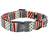 Collar Independence de Elegant little tail para perros, suave y duradero para fiestas patrióticas.