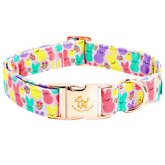 Collar Elegant little tail con estampado conejo para Pascua, duradero y suave.