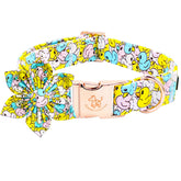 Elegant Little Tail collar pato flor removible, ideal para combinar con otros accesorios.